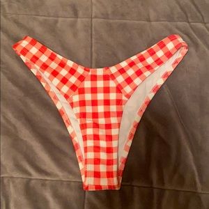Super cute bikini bottoms in Plaid